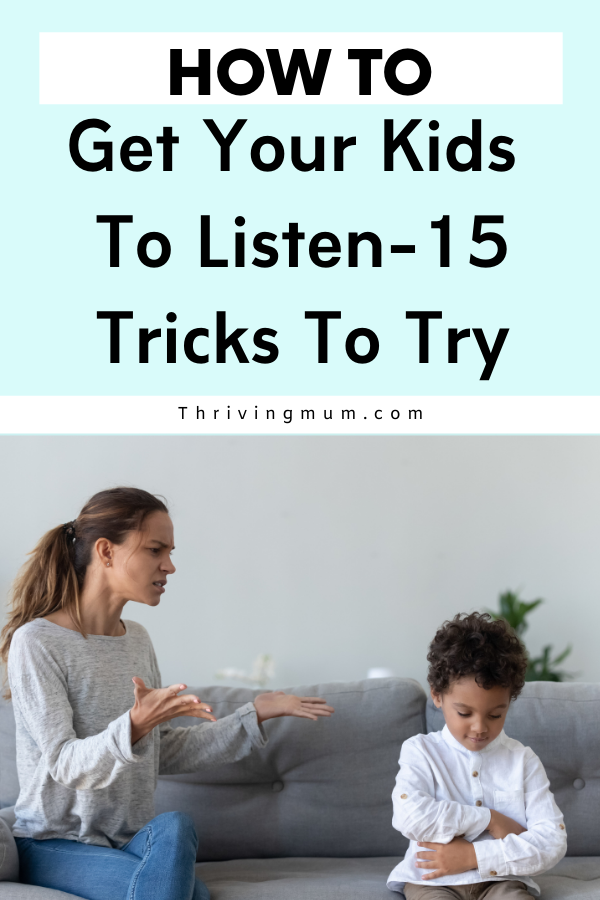 How to make your child listen and behave