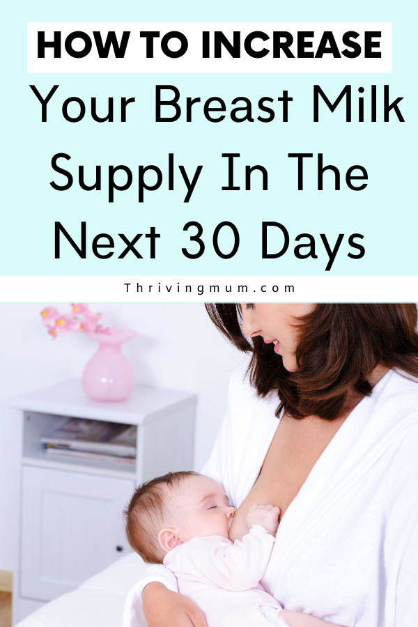  how to increase breast milk in one day